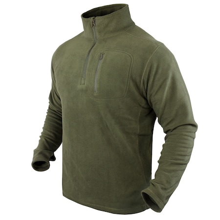 Condor Outdoor Products QUARTER ZIP PULLOVER, OLIVE DRAB, S 607-001-S